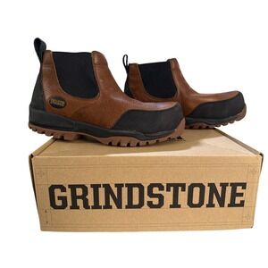 Duluth‎ Trading Chelsea Boots Mens Size 8.5 M Made In USA Leather Slip Resistant